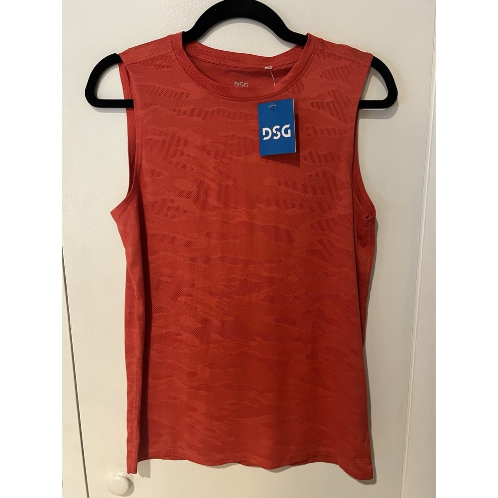 NWT‎ DSG Boys Jacquard Movement Camo Tank XL Cabana Coral Mesh Lightweight